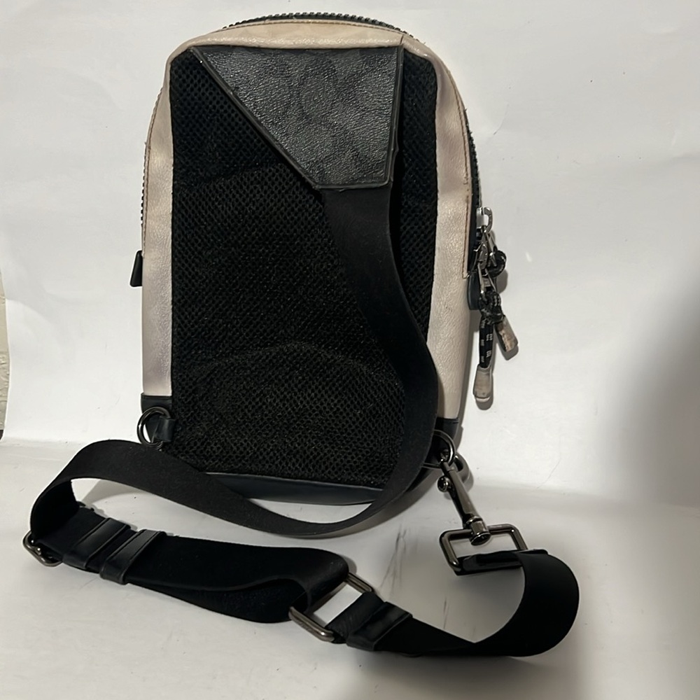 Coach Brown and Black Men's Crossbody Bag - Picture 2 of 14